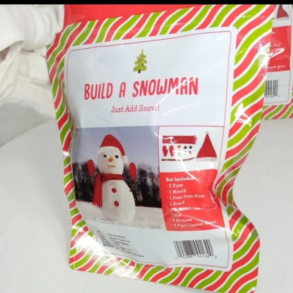 Lot Of 2 Build a Snowman Kit with Accessories